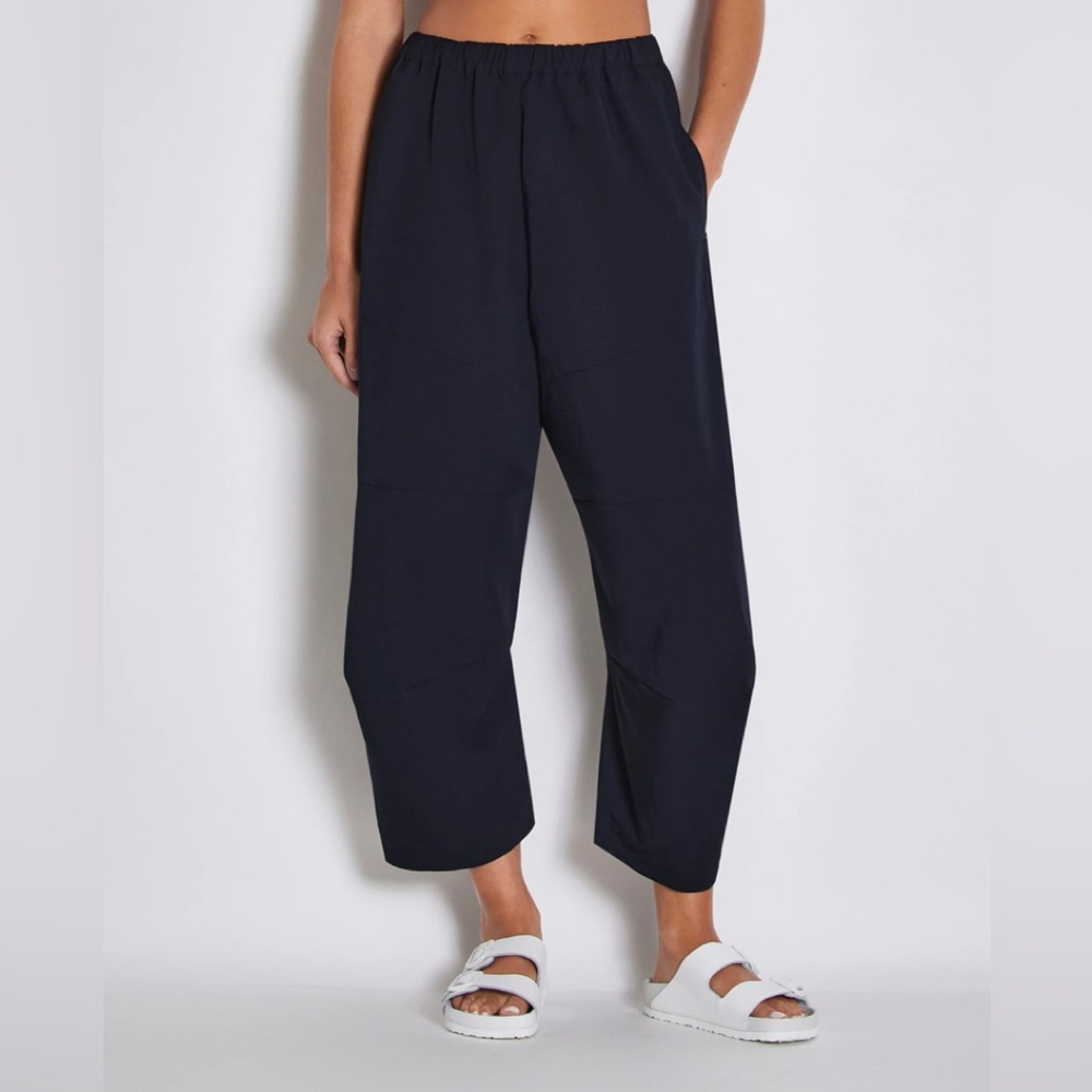 Roucha Penn Poly Gaberdine Navy Balloon Pants Size D (16-20)